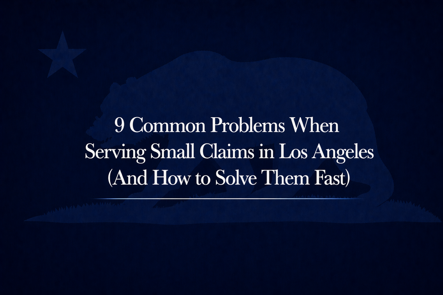 small claims process server San Diego
